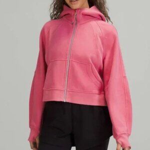 Lululemon Scuba Oversized Full Zip Pink Size M/L